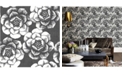 Brewster Home Fashions Fanciful Floral Wallpaper - 396" x 20.5" x 0.025"